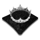 Black Crushed Velvet Tiara   Crown Display Pillow Stand  4 Sizes  5 5  To 8 5 