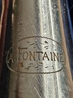 A  Fontaine Silver-plated Metal Clarinet  France  Very Good Condition