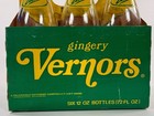 Vintage Vernors Ginger Ale 12 Oz Bottles Six With Paper Box