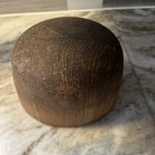 Vintage Antique   Wooden Wood Hat Mold Millinery Block Form 5 3 8  6 7 8  164