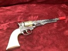 1958 Large Vintage Hubley Colt 45 Toy Cap Gun Cowboy Pistol 6 Shooter 14    Gold