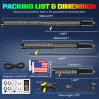 2x Fat 1 2 3ft Spiral Led Whip Light Antenna Flag Utv Atv For Can Am Polaris Rzr