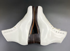 Vintage Nos Sp-teri Skating Boot White 7 A 260 Silver Medalist Rare Figure Nib
