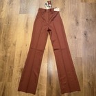 Vtg 70s Circle S Pants Kenny Rogers Western Flare Leg Deadstock Nos New Womens 6