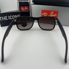 Ray-ban Rb4165 Justin 865 t5 Sunglasses Matte Havana 54mm Polarized Brown Lens