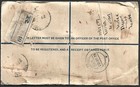 Bl India Used Burma 1944 3as Pair   6as Pair Etc Kgv Postal Registered Envelope