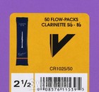 Vandoren Traditonal Bb Clarinet Reeds - 2 5  50-pack 
