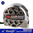25ft Tape Measure Stainless Steel Measuring Tape With Double-sided Scale Retract
