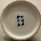 Blue White Chinese Style Porcelain Vase Dragon lio Ring Handles Guangxu Mark 11
