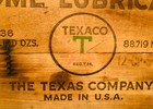 Vintage 1947 Texaco Home Lubricant Wooden Crate Holds 36 3 Fl Ozs 12  X 12  X 7 