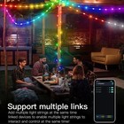 Usb Rgbic Led Fairy String Light 5-20m App Bluetooth Remote Christmas Decoration