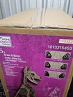 Grave   Bones 5 Ft Skelly s Sitting Dog With Lifeeyes Lcd Eyes Brand New