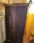 Antuque Seth Thomas 8-day Brass Shelf Clock Wood Case Floral Glass  not Working 