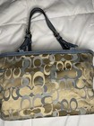 Coach Signature Pleated Tote Bag
