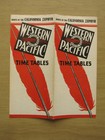 Wp Western Pacifc Public Timetable  4 25 54 System  California Zephyr