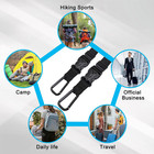 2 Pack Add A Bag Luggage Straps - Adjustable Suitcase Belts Travel Accessories -