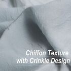 1 Piece Ombre Chiffon Sheer Window Scarf Valance Curtains 18ft For Living Roo   