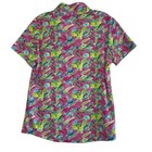 Ibkul Women s Short Sleeve Upf 50  Outdoor Short Sleeve Quarter Zip Shirt Lg