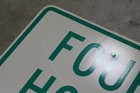 30 x24  4 Hour Parking Behind Sign Authentic Street Road State Highway Sign