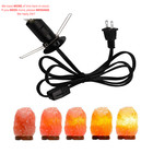 Himalayan Salt Lamp Cord With Gear Switch   original Replacement 1 Pack  Black 