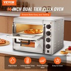 Vevor Commercial Countertop Pizza Oven Electric Pizza Oven For 14  Pizza Indoor