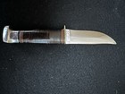Boys Scout Of America Ka-bar Stainless Steel Fixed Blade Knife - 6 5 Oal