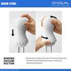 Tenga Flex Male Reusable Masturbator  Stroker W drying Stand Nib Nwt