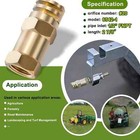 Boomless Spray Nozzle 1 2  Fpt  20 Orifices  90     180   Caps  5 9 Gpm 6542-1fba