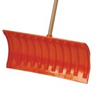 Emsco Group Bigfoot 25  Poly Pusher Snow Shovel With Wooden Handle