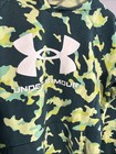 Under Armour Hoodie Youth Extra Large Loose Green Camo Logo Pullover Sweatshirt