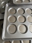 6 Chicago Metallic Bakeware 4-1 8    Epan   Hamburger Bun Pan For 15 Buns 6x Used