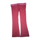 Rare Vtg Victoria s Secret Pink Striped Polkadot Y2k Foldover Lounge Pants M