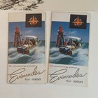 Vintage 1956 Evinrude Outboard Motor Fold Out Catalog  Lot Of 3 Great Graphics