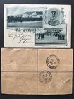 2 X Gold Coast Old Postcard Cover Collection Lot   