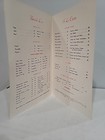 Vintage Menu 1945 Ww2-era Circus Bar Hotel Piccadilly Nyc The Three Sons Promo