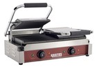 Kratos 29y-023 Commercial Double Countertop Panini Grill  Grooved Plates 
