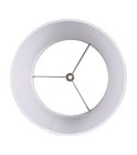 Mainstays 9  White Lamp Shade With Spider Fitter