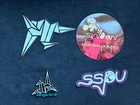 Silversun Pickups Stickers   Lot Of 4   Original Rare   Free Flag Sticker