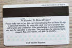 Beau Rivage Casino Biloxi  Mississippi Slot Card