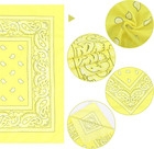 16 Pcs Bandanas Multi-purpose Bandana Headbands Party Outdoor Head Scarf 22x22 I