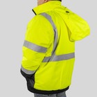 Stark Usa Hi-vis Class 3 Safety Jacket Neon Reflective Coat Bomber Jacket Style