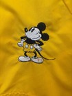 Vintage Walt Disney Productions Mickey Mouse Zip Front Hoodie Park Jacket Yellow