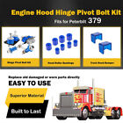 Hood Roller Bushings Engine Hood Pivot Bolts Bushings Kit For Peterbilt 379