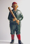 A  C  Williams Baseball Player Bank Antique Cast Iron Size 5 1 2 