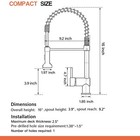 Kitchen Sink Faucet Brass Single Handle 1hole Pull Down Sprayer Swivel Mixer Tap