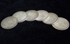 6 Pcs Morgan Dollar Magic Set  Magnet Compatible Coin Props For Appearing disapp