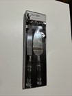 Wedding Cake Server And Knife Set With Clear Decorative Faux Crystal Handles