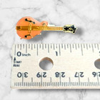 Vintage Enamel Hat Lapel Pin Mandolin Guitar Musical Instrument