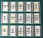 Apothecary Pharmacy Chemist Drugstore Set Of 15 Original Bottle Labels 1950 Nos