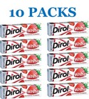 10 Pack Dirol White Strawberry Sugar Free Teeth Whitening Chewing Gum